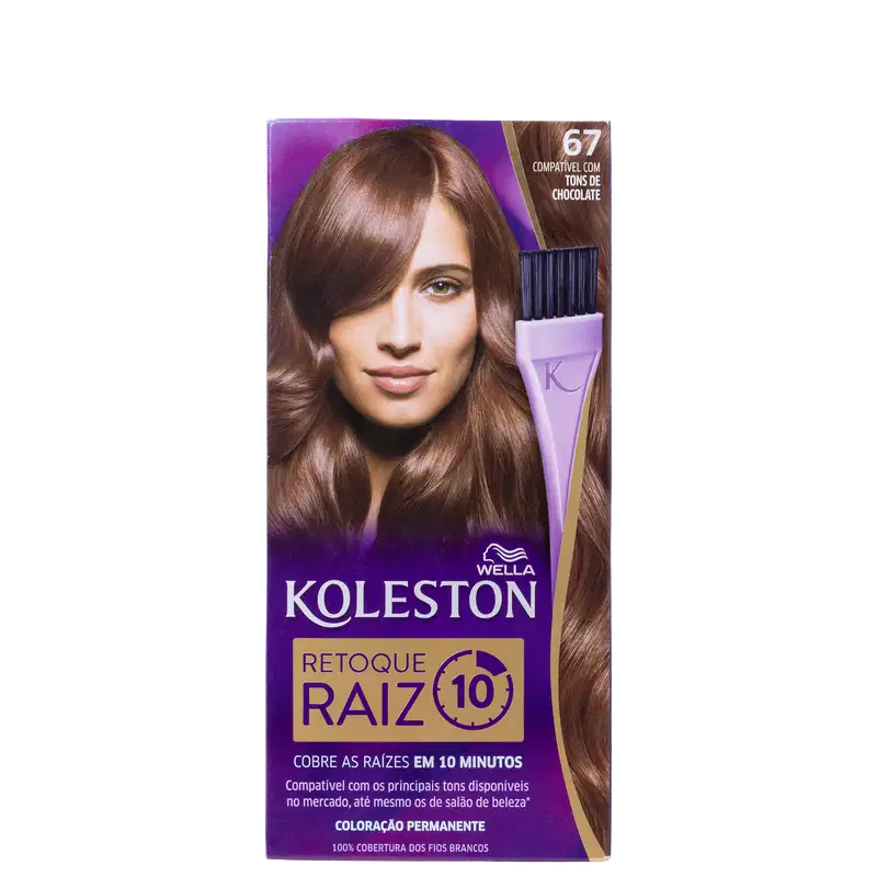 Koleston Retoque Raiz 67 Chocolate - Coloração 