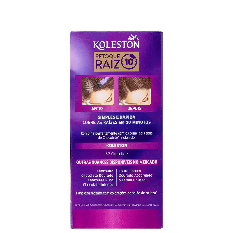 Koleston Retoque Raiz 67 Chocolate - Coloração 