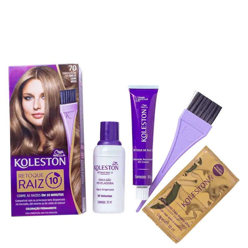 Koleston Retoque Raiz 70 Louro Médio - Coloração