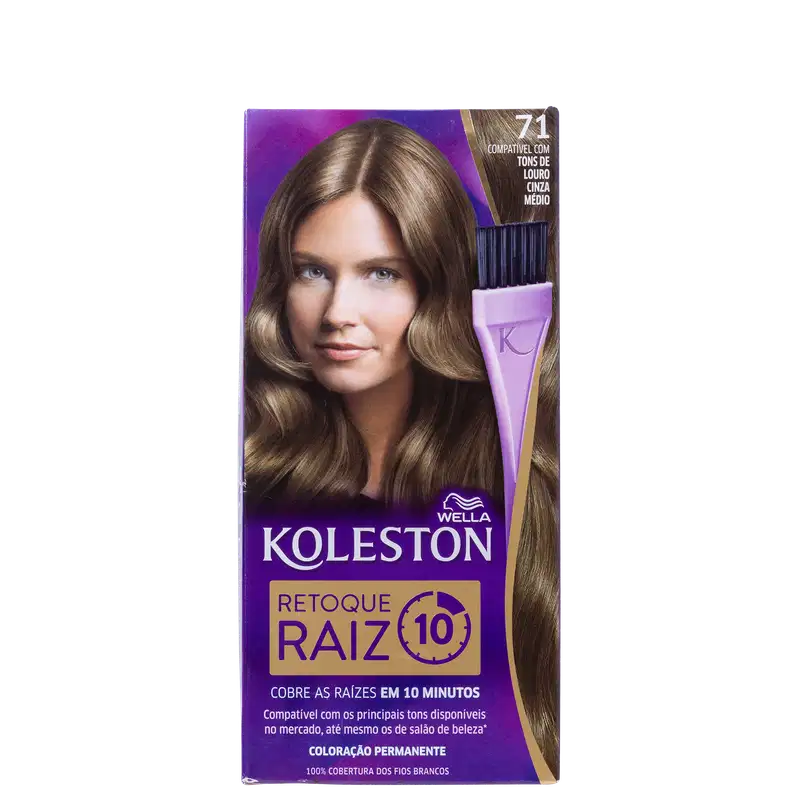 Koleston Retoque Raiz 71 Cinza Médio - Coloração 