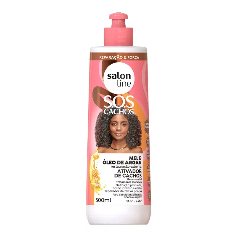 Salon Line S.O.S Cachos Mel Cachos Intensos - Ativador de Cachos 500ml