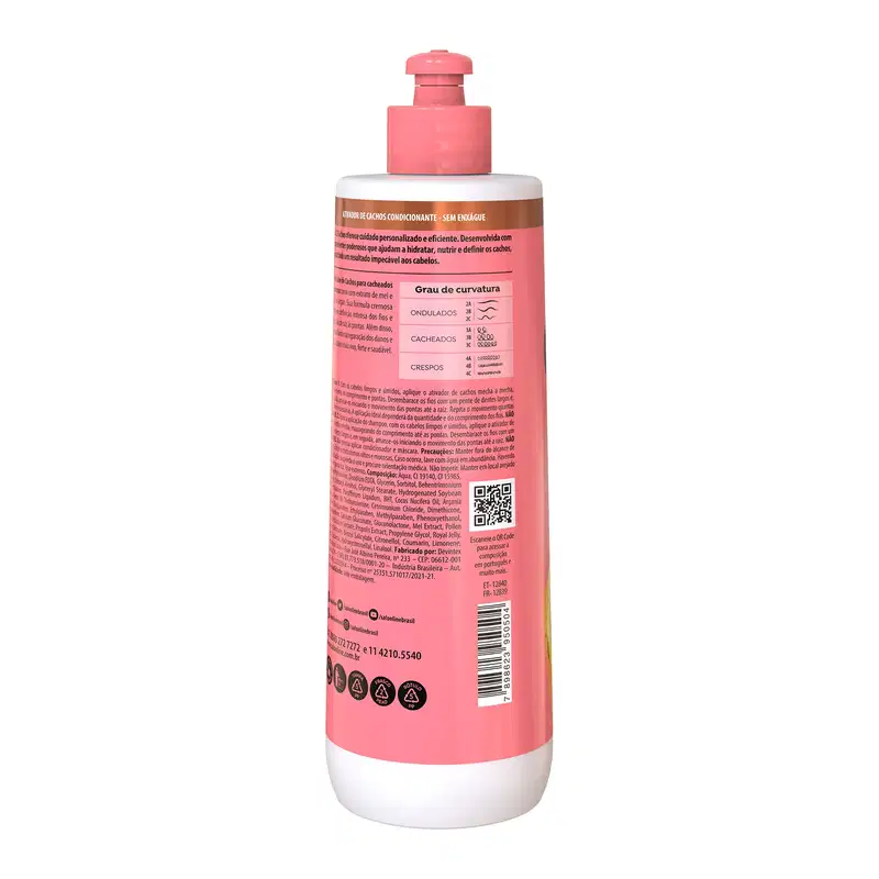 Salon Line S.O.S Cachos Mel Cachos Intensos - Ativador de Cachos 500ml