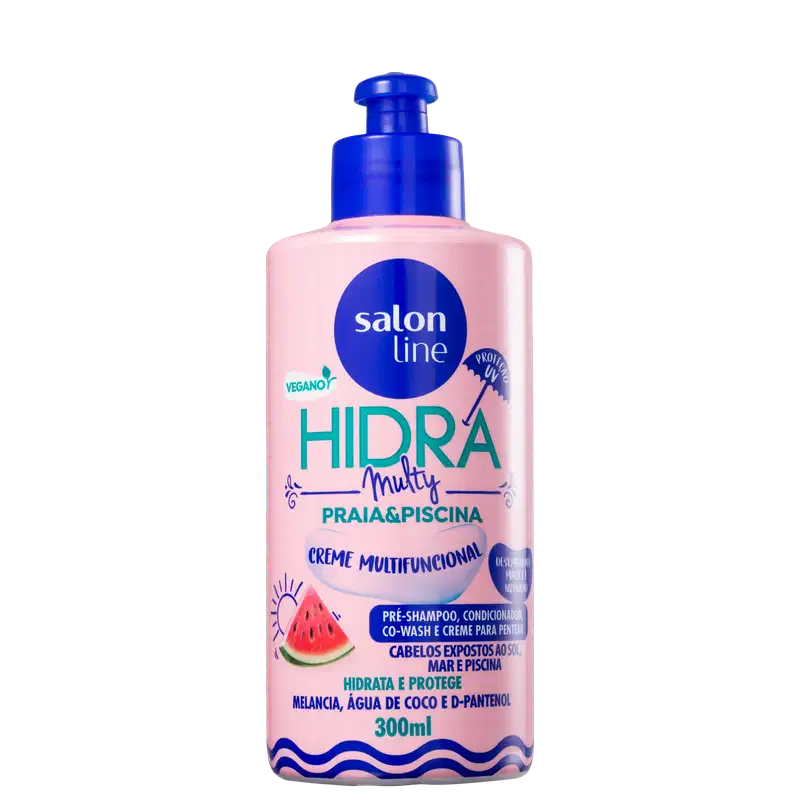 Salon Line Hidra Multy Praia e Piscina - Creme Multifuncional 300ml