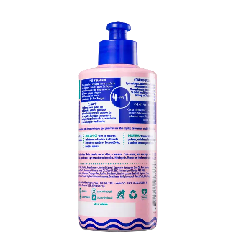 Salon Line Hidra Multy Praia e Piscina - Creme Multifuncional 300ml