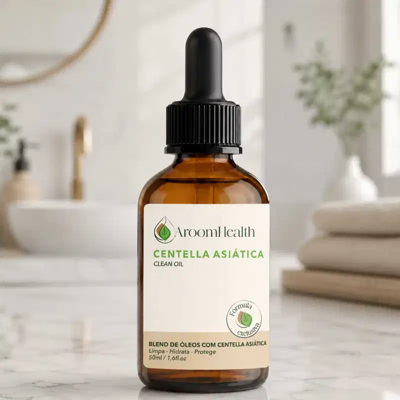 Centella Asiática Clean Oil 50 ml Fórmula Exclusiva AroomHealth