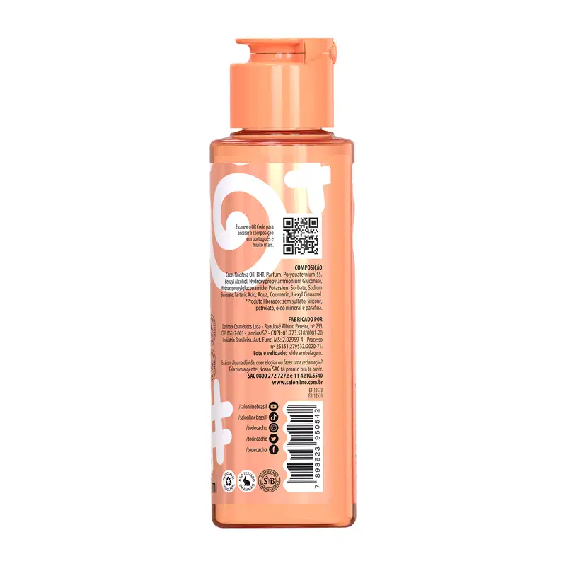 Salon Line #Todecacho Uhulll! Coco Puríssimo Umectação - Óleo Capilar 100ml