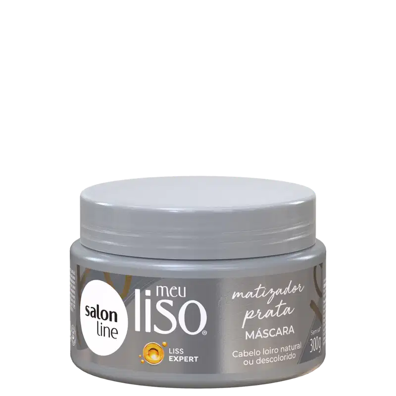 Salon Line Meu Liso Prata - Máscara Matizadora 300g