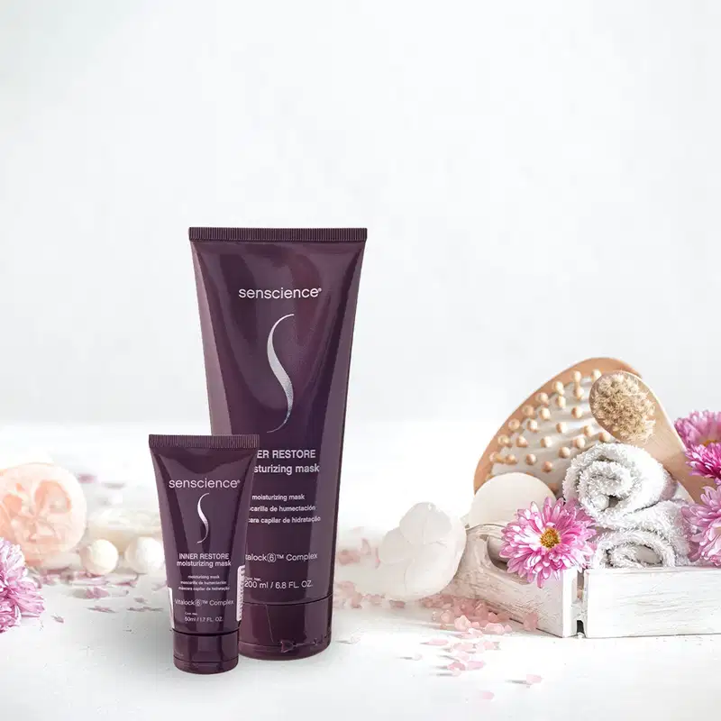 Kit Senscience Silk Moisture Inner Restore Home Care (3 produtos)