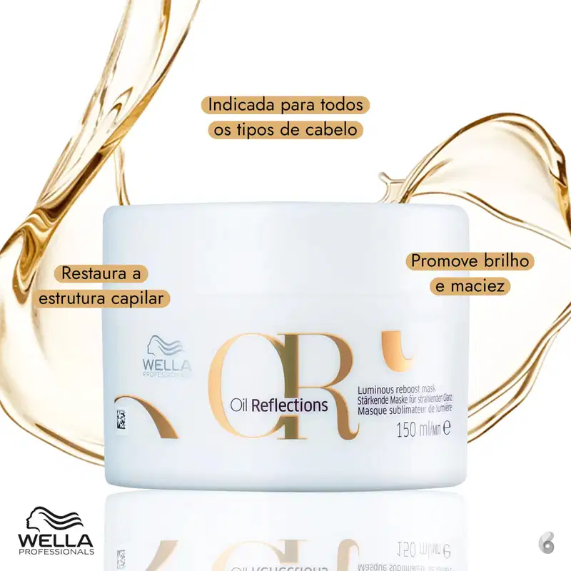 Kit Wella Professionals Oil Reflections Home Double Mask (2 Unidades)