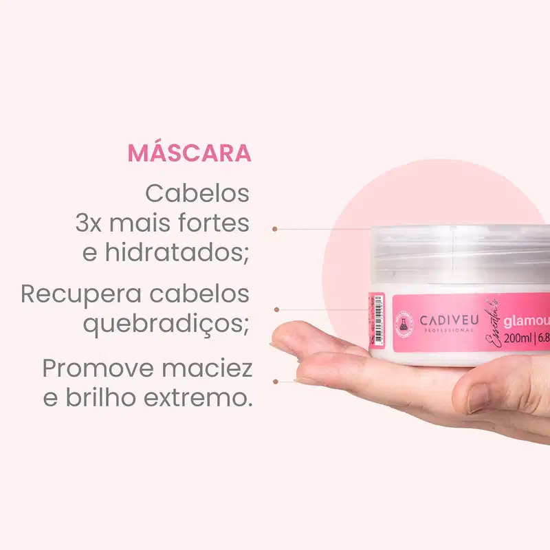 Kit Cadiveu Professional Glamour Home Care e Final Style Oil (4 produtos)
