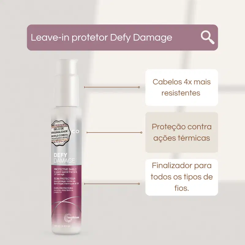 Kit Joico Defy Damage Protective Shield Duo Leave-in (3 produtos)