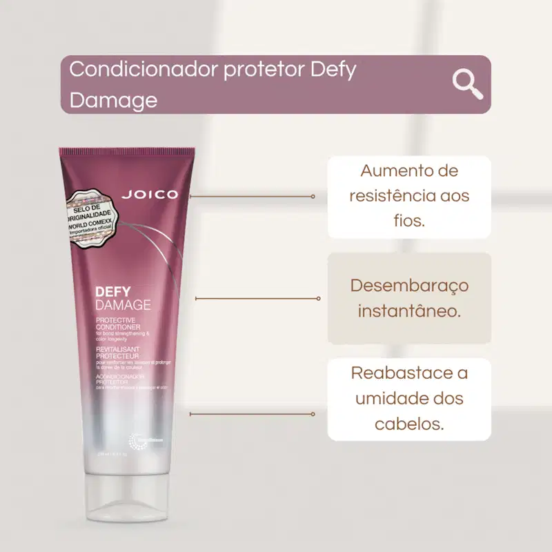 Kit Joico Defy Damage Protective Duo Leave-in (3 produtos)