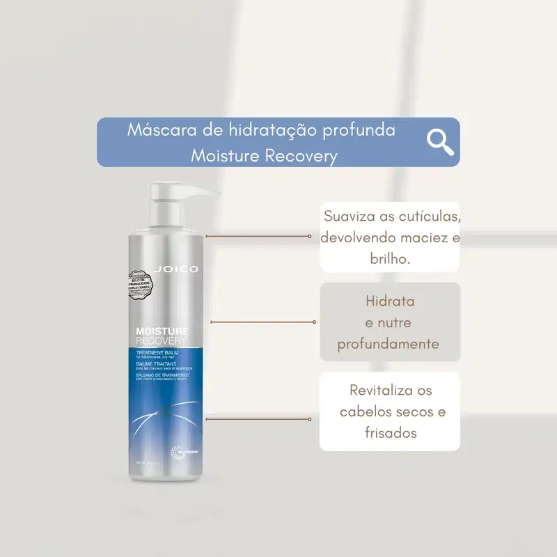 Kit Joico Moisture Recovery Treatment Plus (2 Produtos)