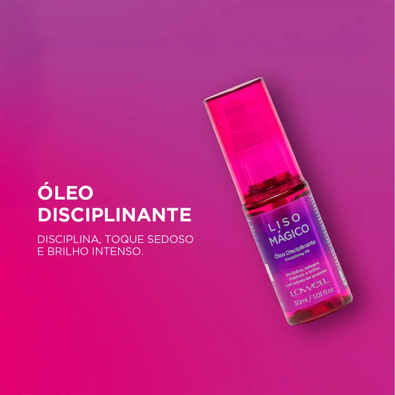 Kit Lowell Liso Mágico Home Care Oil (4 produtos)