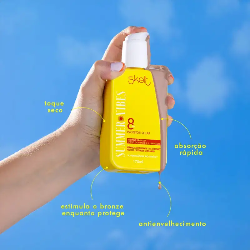 Kit Skelt Summer Vibes Urban Beat Hidratante Protetor Solar (2 produtos)