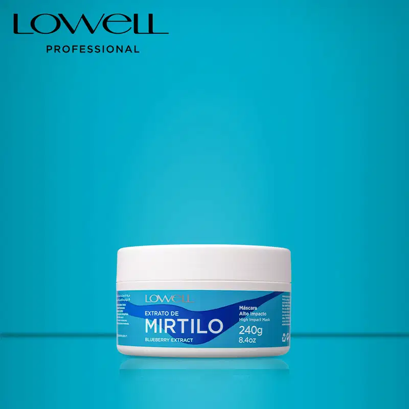 Kit Lowell Extrato de Mirtilo Salon Máscara (3 produtos)
