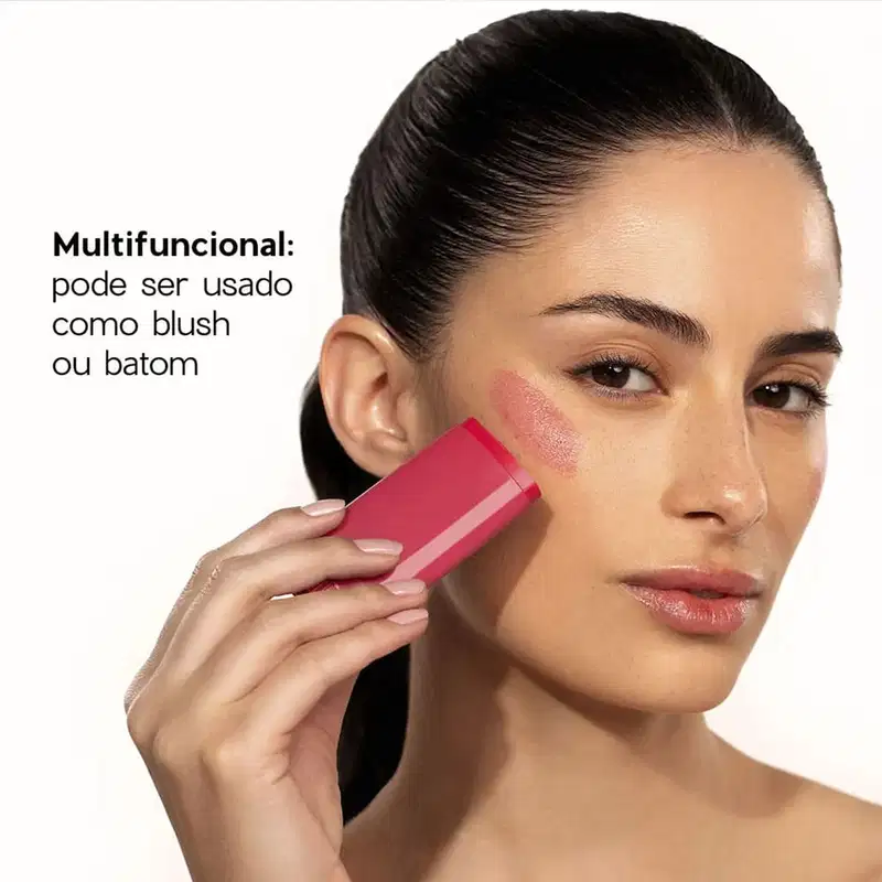 Océane Limited Glowing Stick Spice Pink Rosa - Blush em Bastão 12g