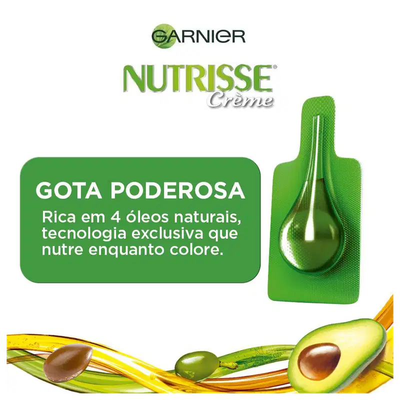 Garnier Nutrisse Creme 1.0 Preto Onix - Coloração