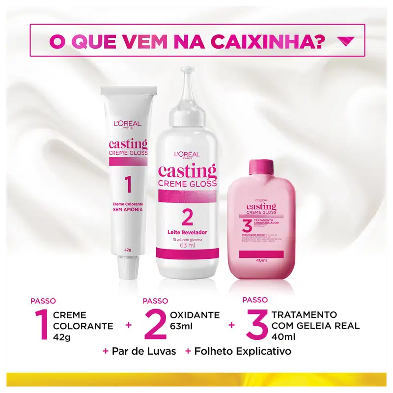 Casting Creme Gloss 200 Preto - Coloração