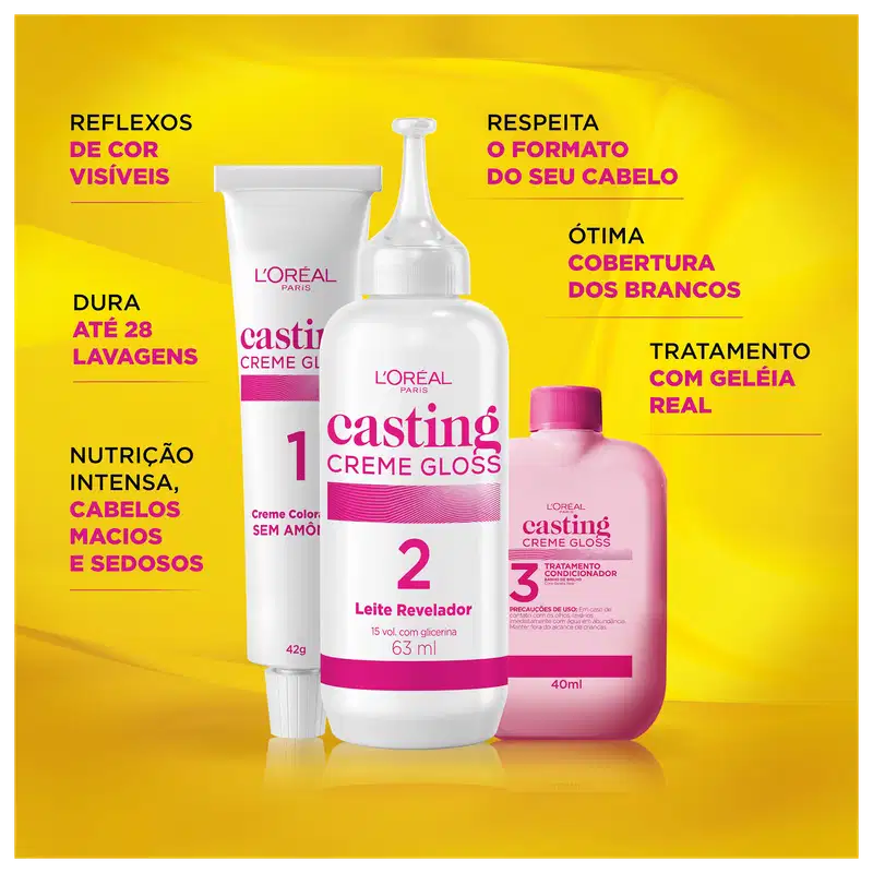 Casting Creme Gloss 400 Castanho Natural - Coloração