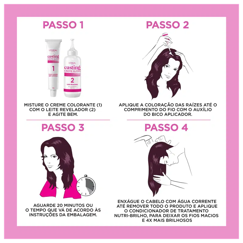 Casting Creme Gloss 400 Castanho Natural - Coloração