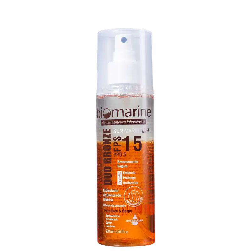 Biomarine Sun Marine Duo Bronze FPS 15 - Bronzeador Bifásico 200ml
