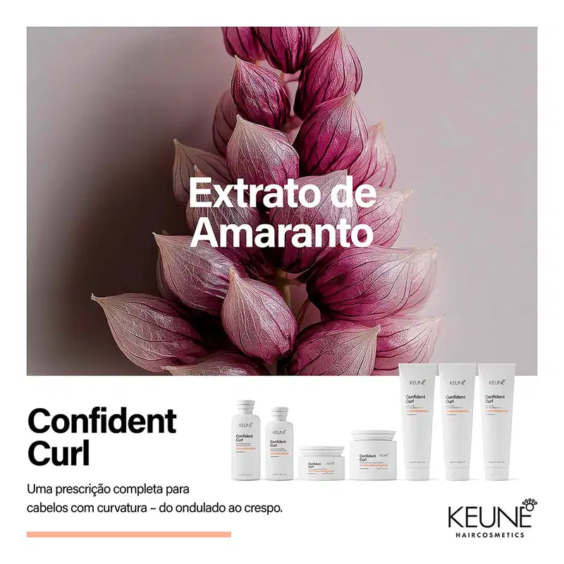 Kit Keune Confident Curl Wavy – Ondas Definidas e Hidratadas (4 produtos)