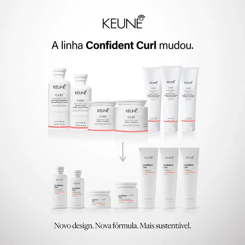 Kit Keune Confident Curl Wavy – Ondas Definidas e Hidratadas (4 produtos)