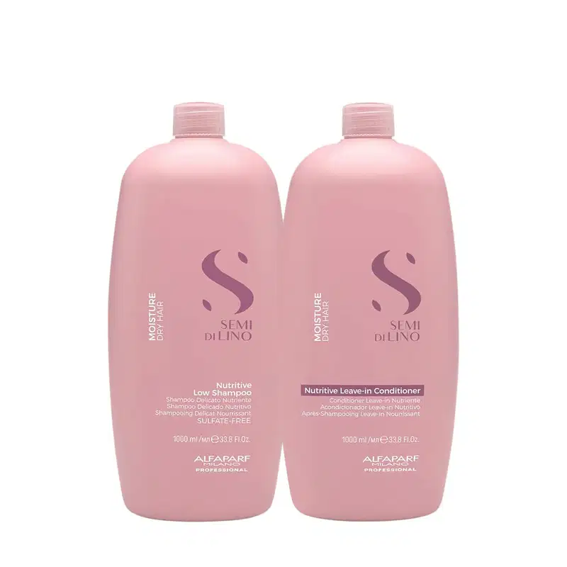 Kit Alfaparf Semi di Lino Moisture Nutritive - Nutrição Profunda com Leveza (2 produtos)
