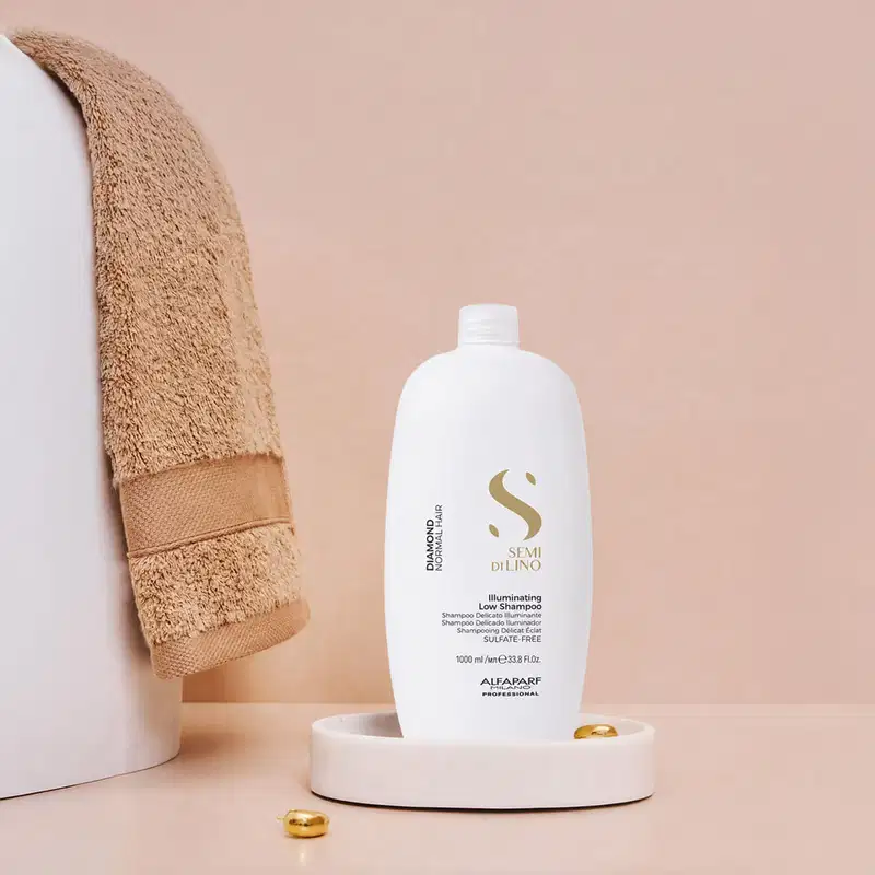 Kit Alfaparf Semi di Lino Diamond Illuminating - Rotina Profissional Completa (3 produtos)