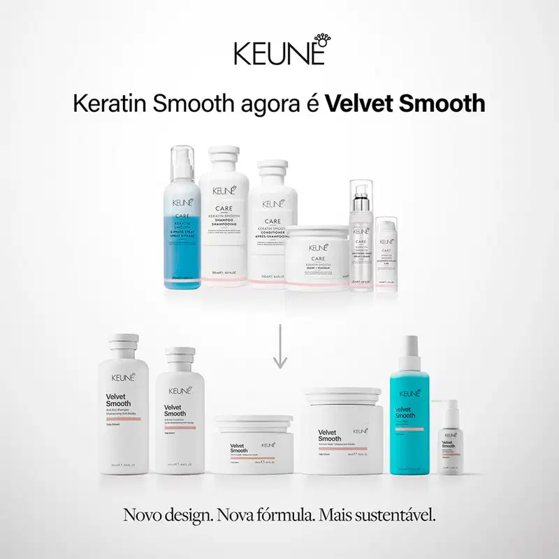 Kit Keune Velvet Smooth  - Alinhamento e Maciez (2 Produtos)