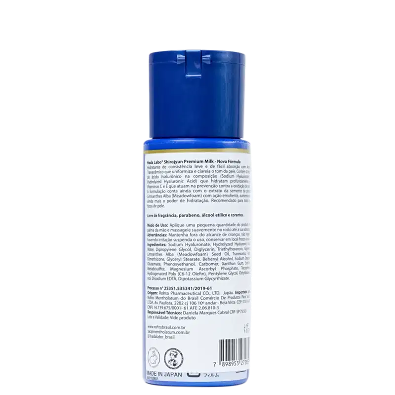 Hada Labo Shirojyun Premium Milk  - Hidratante Uniformizador Facial 140ml