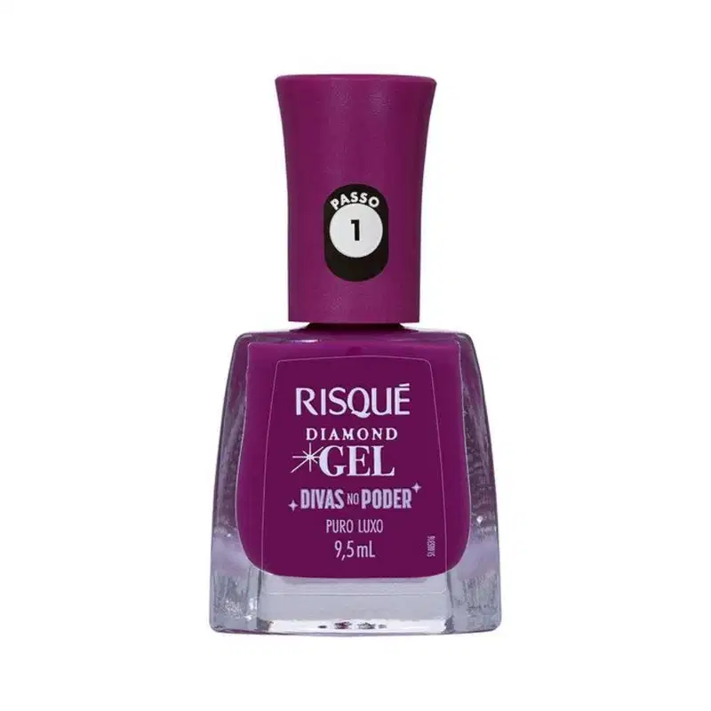 Esmalte Risqué Dimond Gel Divas No Poder Puro Luxo 9,5ml