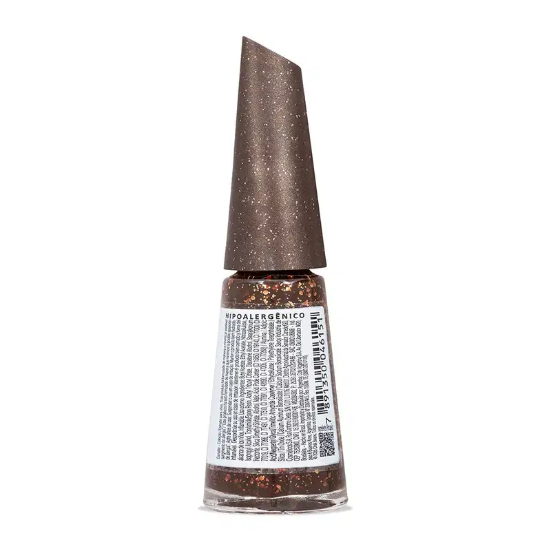 Esmalte Marrom Risqué & Chilli Beans A Onça que Habita em Mim Efeito