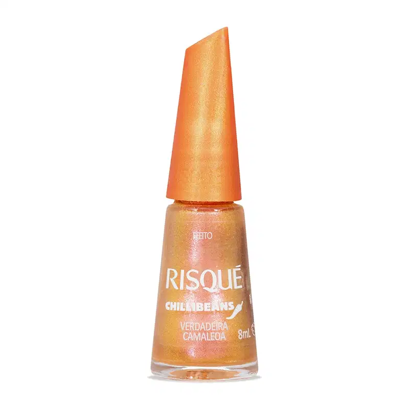 Esmalte Cinza Risqué & Chilli Beans Verdadeira Camaleoa