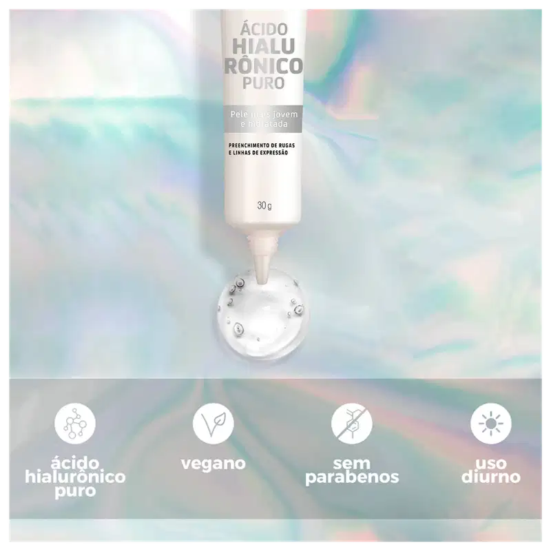 Vult Preenchedor Ácido Hialurônico Puro - Sérum Redutor de Linhas Facial 30g