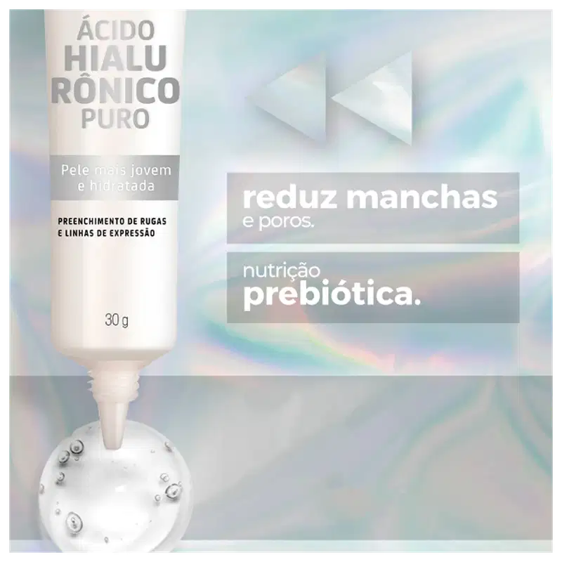 Vult Preenchedor Ácido Hialurônico Puro - Sérum Redutor de Linhas Facial 30g