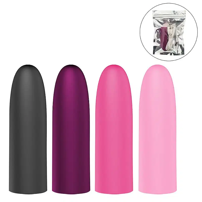 Bullet Recarregável com Formato de Bala - Rosa