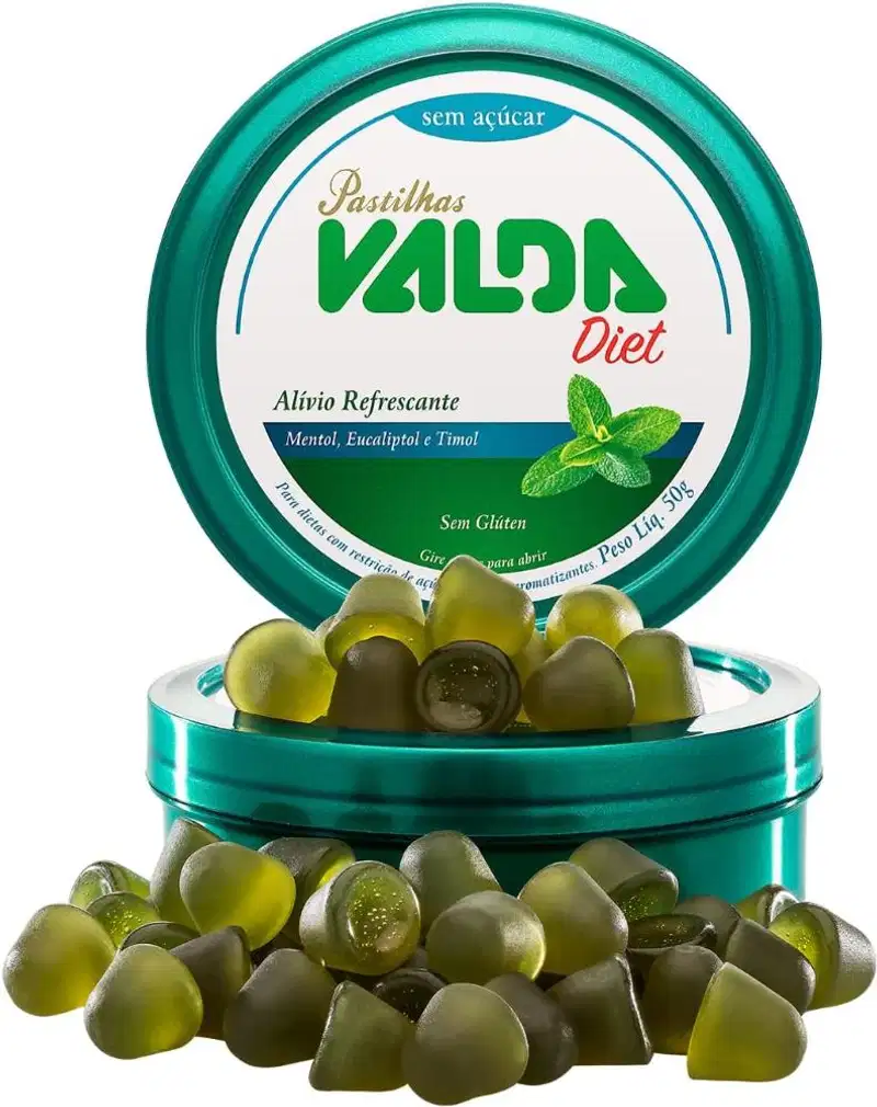 Pastilha Valda Diet Lata 50g