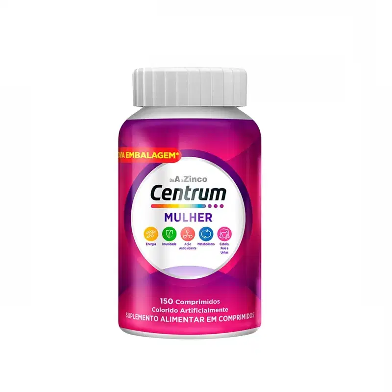 Suplemento Alimentar Centrum Mulher 150 Comprimidos