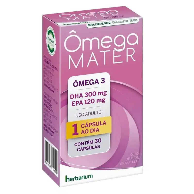 Suplemento Alimentar Ômega Mater 30 Cápsulas