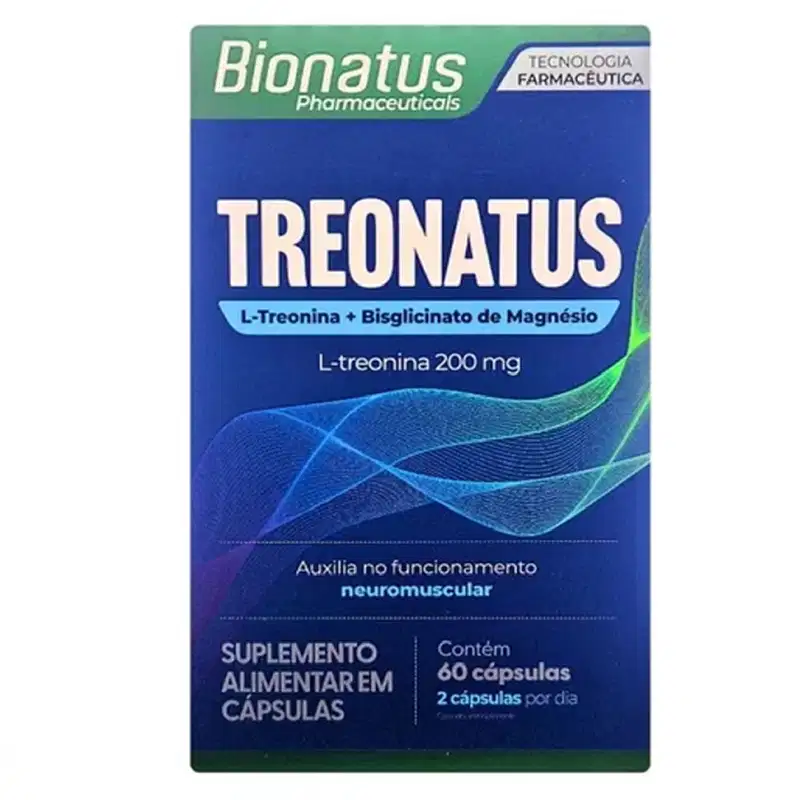 Suplemento Alimentar Bionatus Treonatus 60 Cápsulas