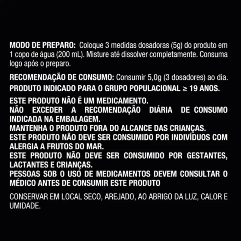 Suplemento Alimentar Em Pó Bionatus Colagen II Shot Sabor Laranja 150g