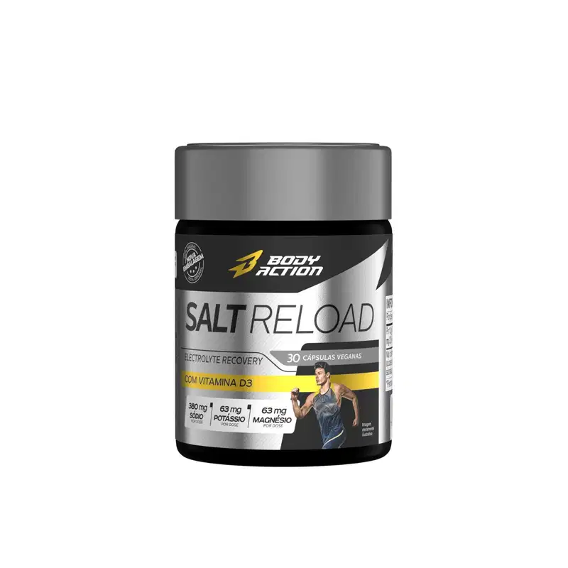 SALT RELOAD - rápida reposição eletrólitos - 30 cápsulas veganas