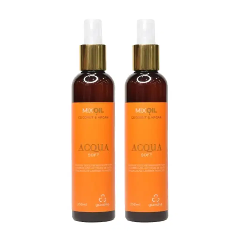2 Água Micelar para Pós-Praia  Mix Oil Acqua Soft 200ml cada