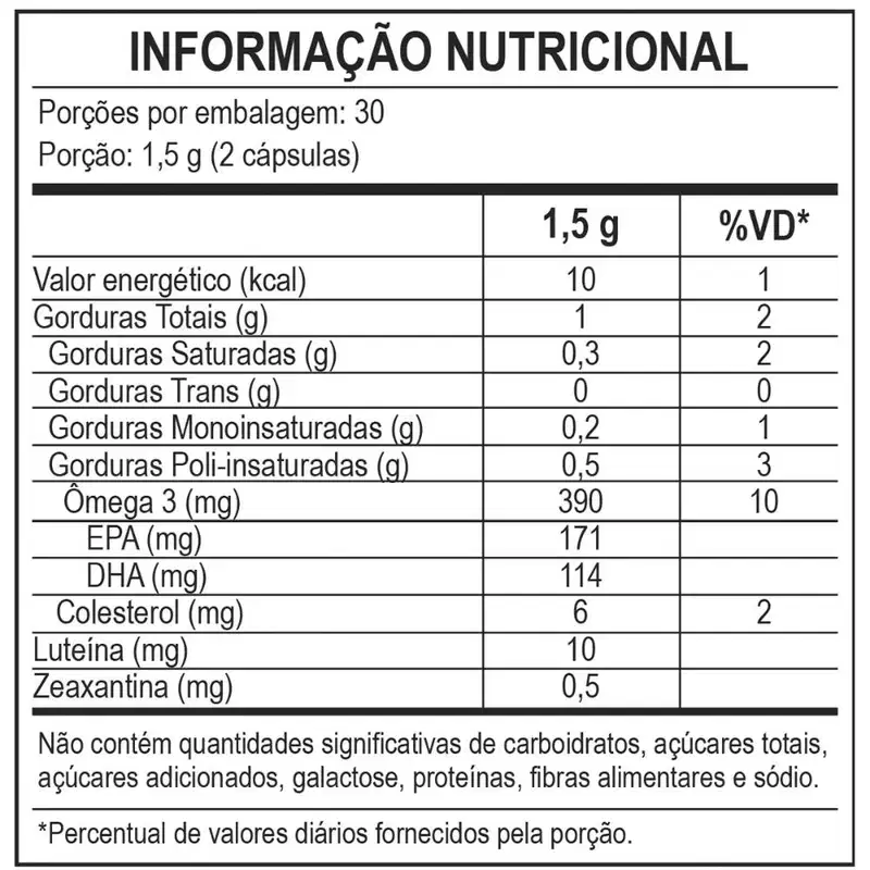 Suplemento Alimentar Visiolux 750mg Unilife 60 Cápsulas