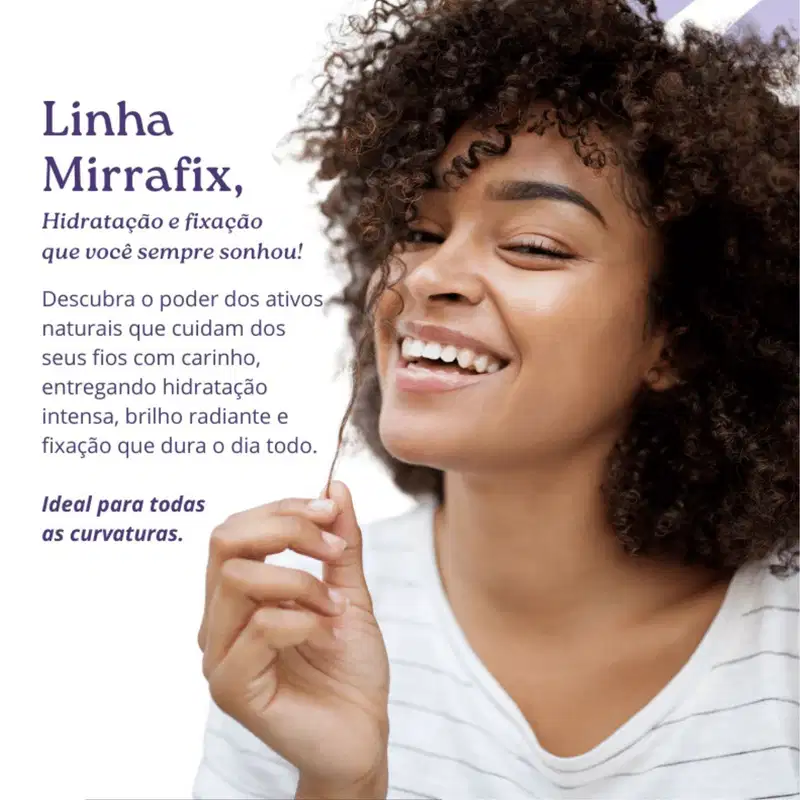 Shampoo Hidratante Mirra Fix 300 ml - Apice | Limpeza Suave, Definição e Controle do Frizz