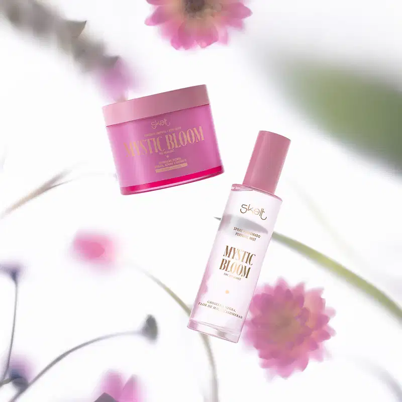 Kit Skelt Mystic Bloom Hidratante Perfume Mist (2 produtos)