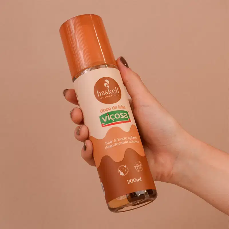 Kit Haskell Doce de Leite Viçosa Hidratante Body Splash (2 produtos)