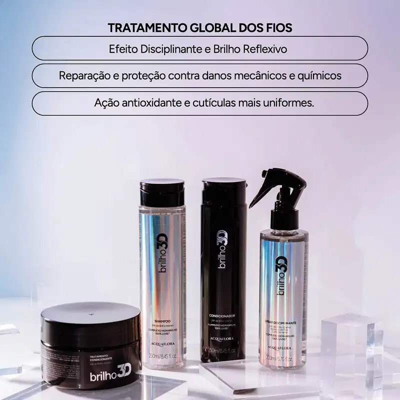 Kit Acquaflora Brilho 3D Duo (2 produtos)